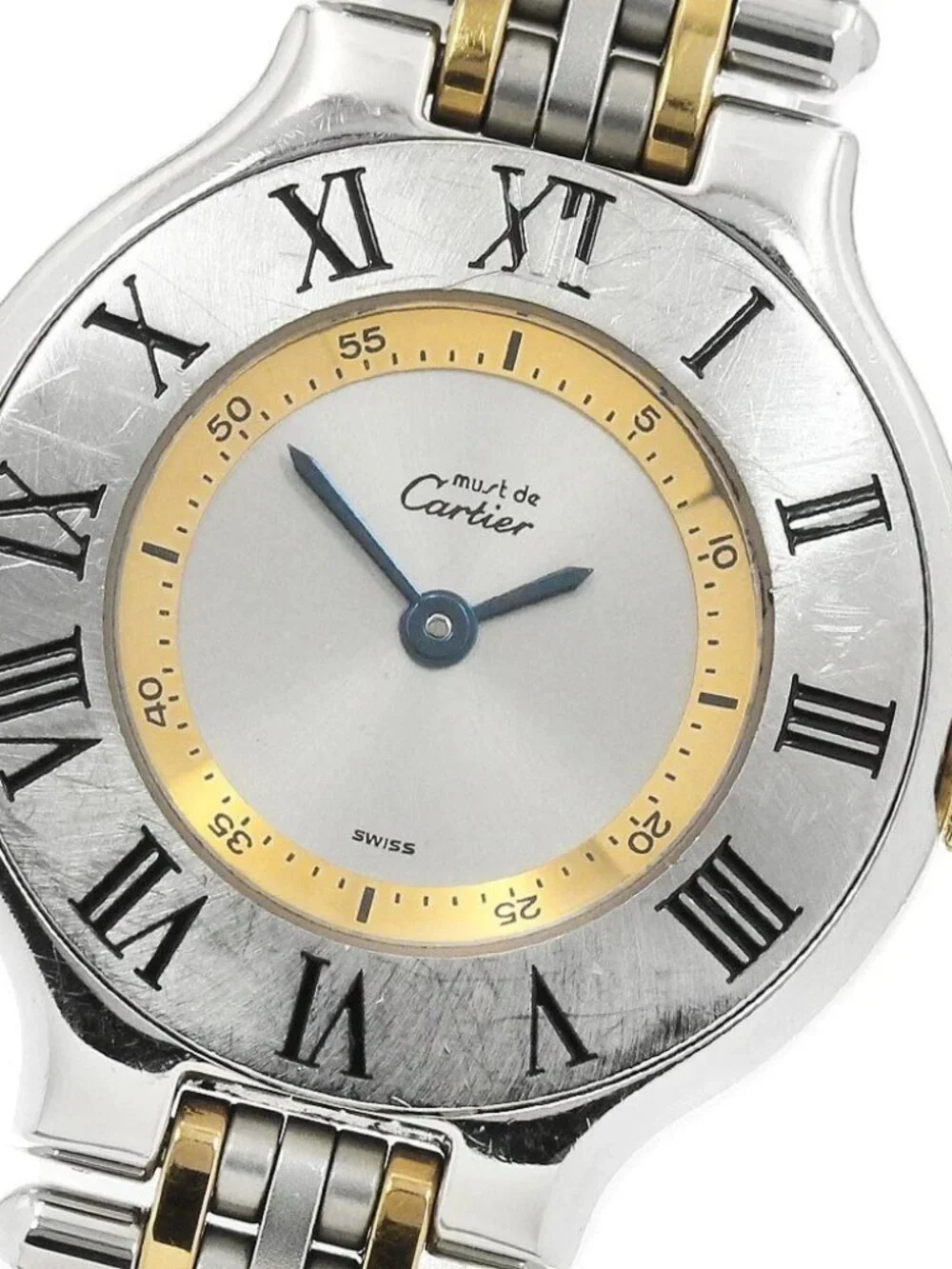 CARTIER Must21 Vantian W10075F4 Silver Dial Quartz Ladies Watch_958747